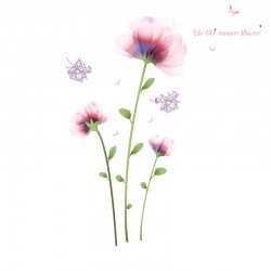 Sticker decorativ, Like summer flower 148 cm, 75STK