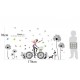 Sticker decorativ, Love  170 cm, 102STK