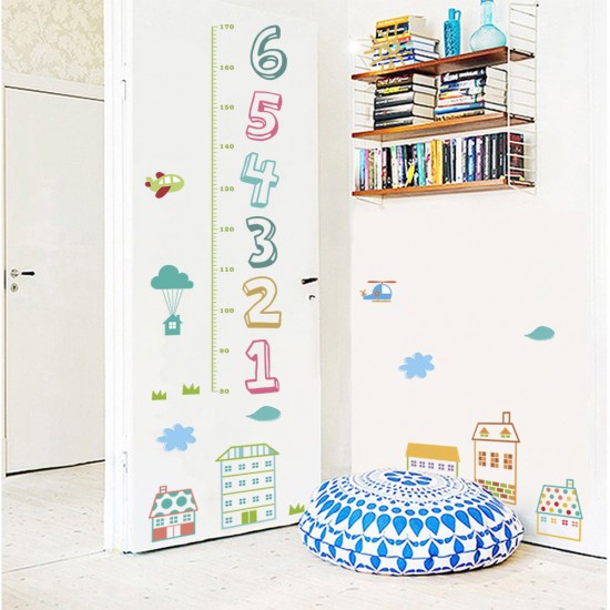 Sticker decorativ, Masuratoare cu animalute 125 cm, 142STK Sticker decorativ, Masuratoare cu animalute 125 cm, 142STK