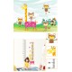 Sticker decorativ, Masuratoare cu animalute 140 cm, 132STK