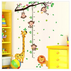 Sticker decorativ, Masuratoare cu animalute, 150 cm, 90STK