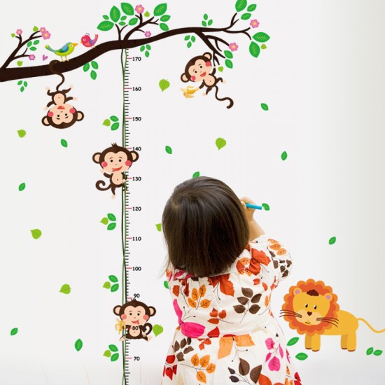 Sticker decorativ, Masuratoare cu animalute, 150 cm, 90STK