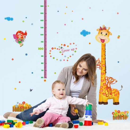 Sticker decorativ, Masuratoare cu animalute, 156 cm, 87STK