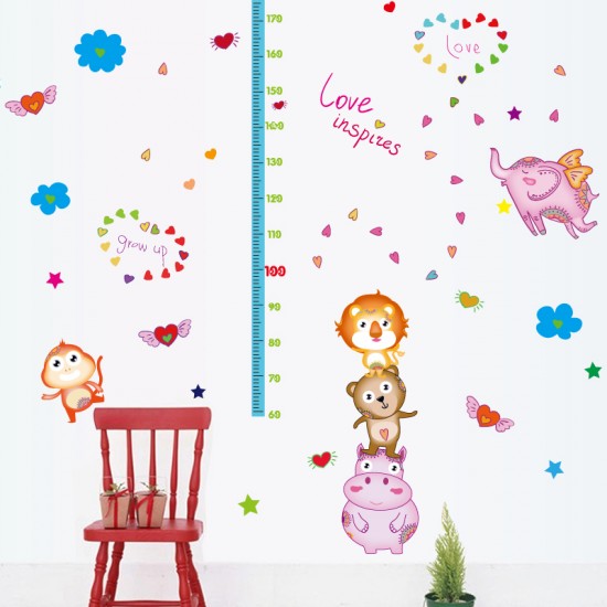 Sticker decorativ, Masuratoare cu animalute, 176 cm, 86STK