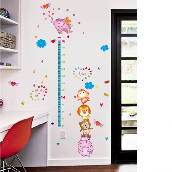 Sticker decorativ, Masuratoare cu animalute, 176 cm, 86STK