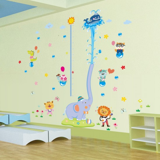 Sticker decorativ, Masuratoare cu animalute, 192 cm, 83STK