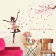 Sticker decorativ, Printesa cu fluturi, 140 cm, 721STK