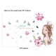 Sticker decorativ, Stylish girls 118 cm, 155STK Sticker decorativ, Stylish girls 118 cm, 155STK