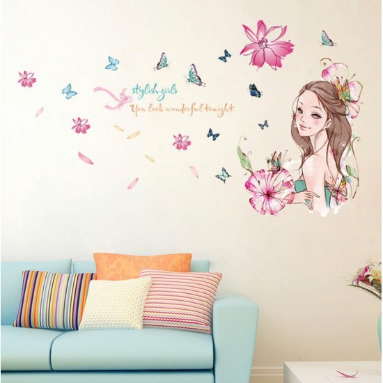 Sticker decorativ, Stylish girls 118 cm, 155STK Sticker decorativ, Stylish girls 118 cm, 155STK