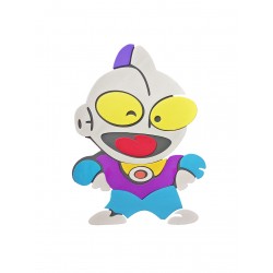 Sticker decorativ cu Albastrel