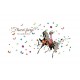 Sticker decorativ, flower fairy 142 cm, 72STK