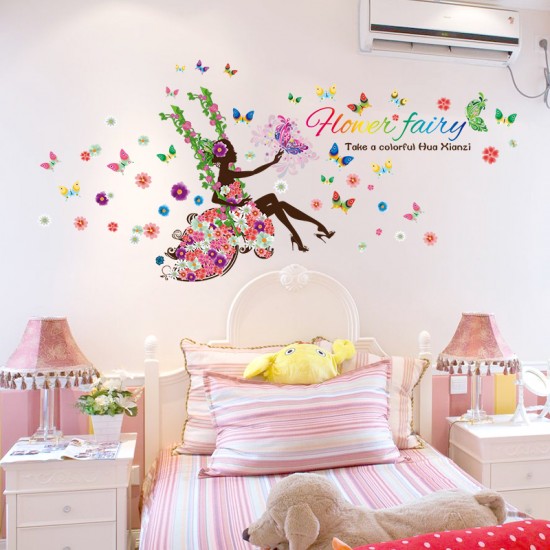 Sticker decorativ, flower fairy 170 cm, 71STK