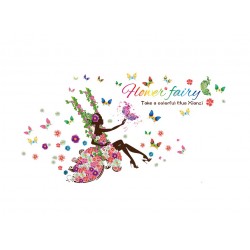 Sticker decorativ, flower fairy 170 cm, 71STK