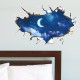 Sticker decorativ, gaura in perete,  privire spre cer  90 cm, 125STK