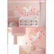 Sticker decorativ,  girls, flowers 155 cm, 64STK
