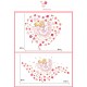 Sticker decorativ,  girls, flowers 155 cm, 64STK