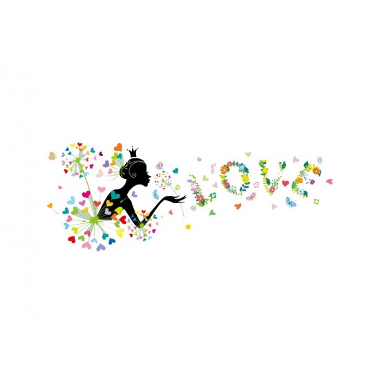 Sticker decorativ,  love 160 cm, 65STK