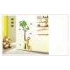 Sticker decorativ, masuratoare cu animalute  150 cm, 112STK
