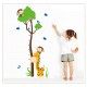 Sticker decorativ, masuratoare cu animalute  150 cm, 112STK
