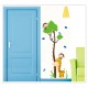 Sticker decorativ, masuratoare cu animalute  150 cm, 112STK