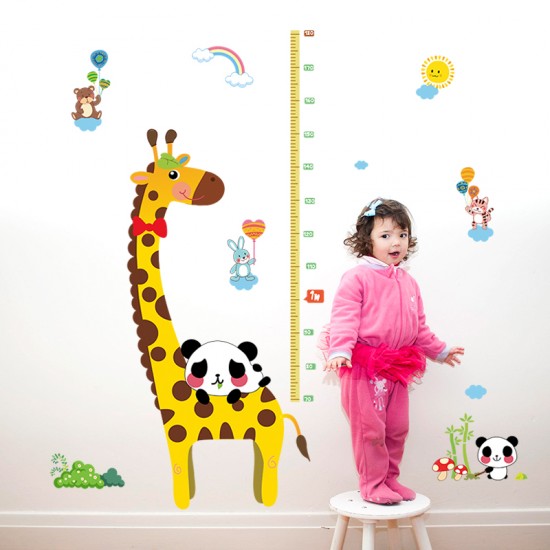 Sticker decorativ, masuratoare cu animalute 150 cm, 77STK