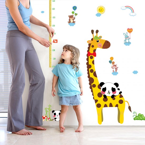 Sticker decorativ, masuratoare cu animalute 150 cm, 77STK