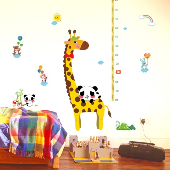 Sticker decorativ, masuratoare cu animalute 150 cm, 77STK