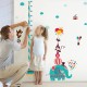 Sticker decorativ, masuratoare cu animalute  153 cm, 123STK