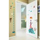 Sticker decorativ, masuratoare cu animalute  153 cm, 123STK