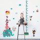 Sticker decorativ, masuratoare cu animalute  153 cm, 123STK