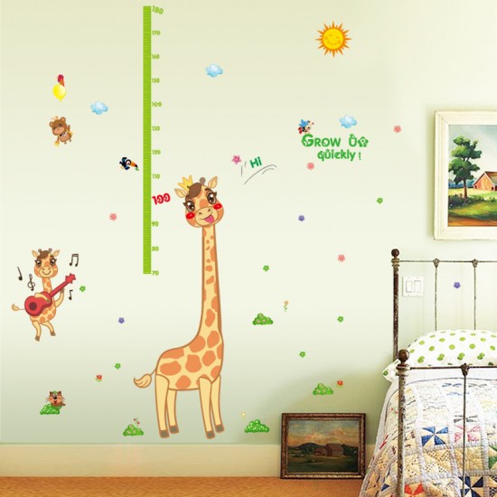 Sticker decorativ , masuratoare cu animalute, 160 cm, 104STK