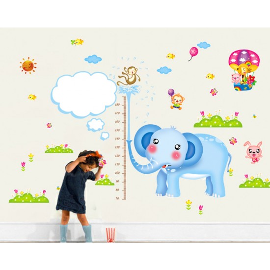 Sticker decorativ, masuratoare cu animalute  230 cm, 110STK