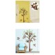 Sticker decorativ, masuratoare cu maimutele, 182 cm, 89STK