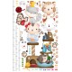 Sticker decorativ, masuratoare cu pisicute 180 cm, 80STK