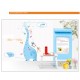 Sticker decorativ, masuratoare in forma de elefant 130 cm, 115STK