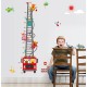 Sticker decorativ, masuratoare masina de pompieri 180 cm, 119STK