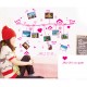 Sticker decorativ, sarma intinsa cu 9 rame foto 180 cm, 117STK