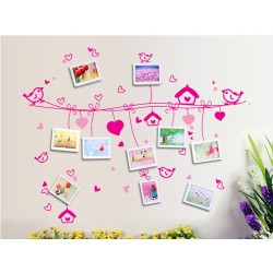 Sticker decorativ, sarma intinsa cu 9 rame foto 180 cm, 117STK
