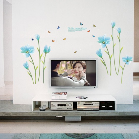 Sticker decorativ, summer flower 185 cm, 73STK