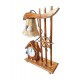 Veioza in forma de casuta cu ceas, soclu E14, 40W, 29 cm, VX8