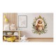 Sticker decorativ, Bufnita, Portocaliu, 72 cm, 1295STK-3 Sticker decorativ, Bufnita, Portocaliu, 72 cm, 1295STK-3