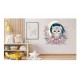 Sticker decorativ, Bufnita, Multicolor, 60 cm, 1296STK-1