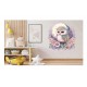 Sticker decorativ, Bufnita, Multicolor, 60 cm, 1296STK-2 Sticker decorativ, Bufnita, Multicolor, 60 cm, 1296STK-2