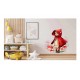 Sticker decorativ, Scufita Rosie, Rosu, 67 cm, 1298STK-1