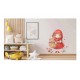 Sticker decorativ, Scufita Rosie, Rosu, 72 cm, 1298STK-3