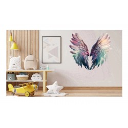 Sticker decorativ, Aripi, Verde, 60 cm, 1303STK-10