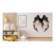 Sticker decorativ,  Aripi, Maro, 70 cm, 1303STK-3