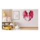 Sticker decorativ,  Aripi, Roz, 62 cm, 1303STK-8