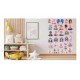 Sticker decorativ Waterproof cu Printese,  90x60 cm, 1304STK