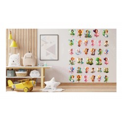 Sticker decorativ Zane, Waterproof  90x60 cm, 1305STK-3